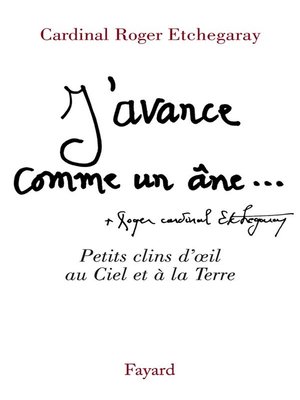 cover image of J'avance comme un âne